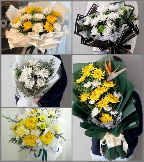 湖北黄冈市英山县金家铺镇土地岗村白事花束代送